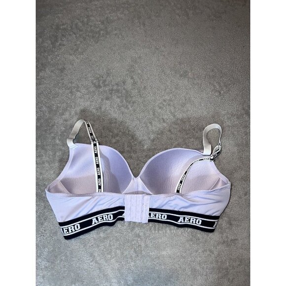 Aeropostale Aero Wireless Bras Logo Elastic Underbust Convertible 38C - Picture 4 of 8